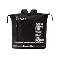 Ally Capellino Guerrilla Girls black rucksack
